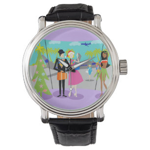 Retro Hawaiian Jul Watch Armbandsur