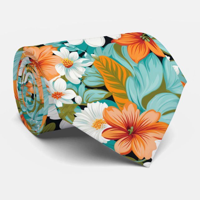 Retro Hawaiian Tie Slips (Rullad)