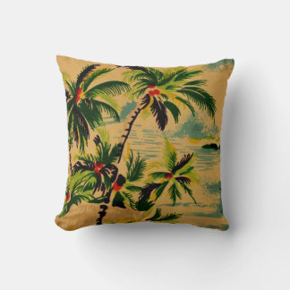 Retro Hawaiian Vintage Cushion Cover Dekorativ kud Kudde