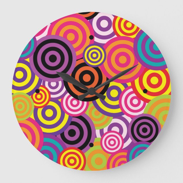 Retro Headache Stor Klocka (Framsida)