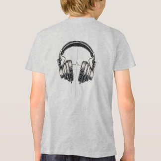 Retro Headphone Line Art T-Shirt - Music Älskare G