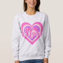 Retro Heart MAMA T Shirt