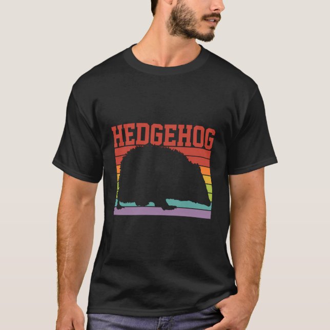 Retro Hedgehog T Shirt (Framsida)