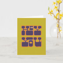 Retro Hej, din Lila Grönt