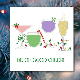 Retro Helgdag Cocktails Pappersservett