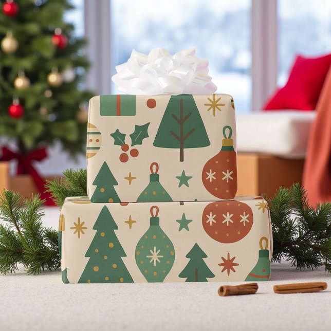 Retro Helgdag i mitten av århundradet - modern Presentpapper (Skapare uppladdad)