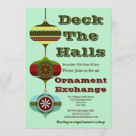 Retro-Helgdag | Julbytet i Party Inbjudningar