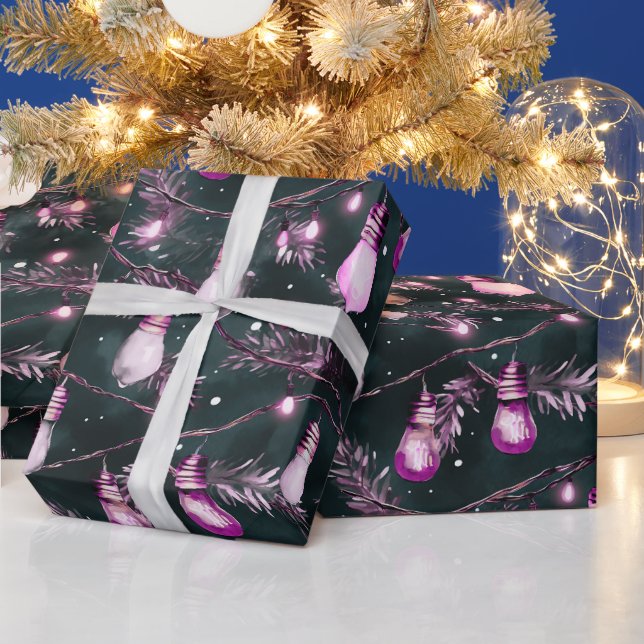 Retro Helgdag Roligt Cute Modern jul Presentpapper (Helgdagar)