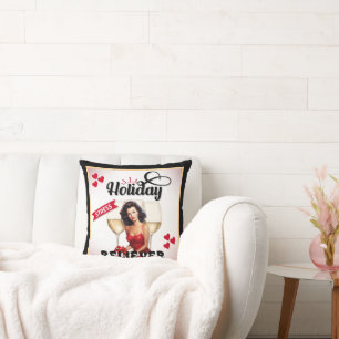 Retro Helgdag Stressa Reliever-Pinup Kudde