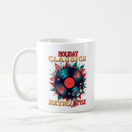 Retro Helgdag Vinyl Magic Kaffemugg