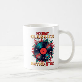 Retro Helgdag Vinyl Magic Kaffemugg