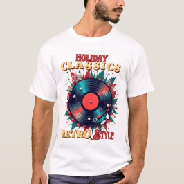Retro Helgdag Vinyl Magic T Shirt