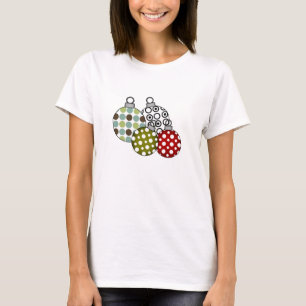 Retro helgdagprydnadar tee shirt