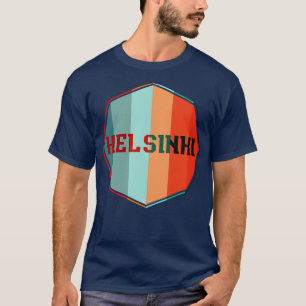 Retro Helsingfors Capital Finland T Shirt