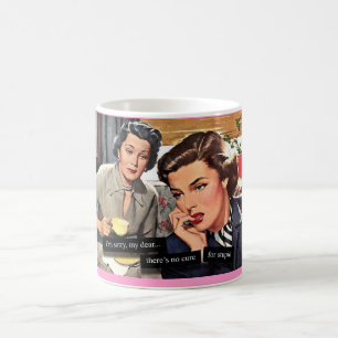 Retro hemmafru "ingen bot för dumt ", kaffemugg