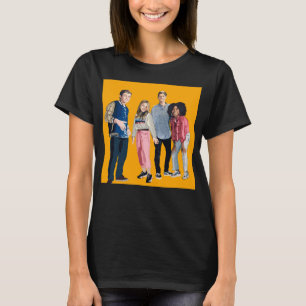 Retro Henry Danger Crew Digital Teckning Färgad B T Shirt