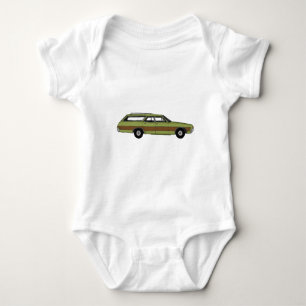 retro herrgårdsvagn t shirt