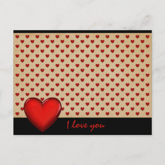 Retro-Herzen - I kärlek du * Vykort