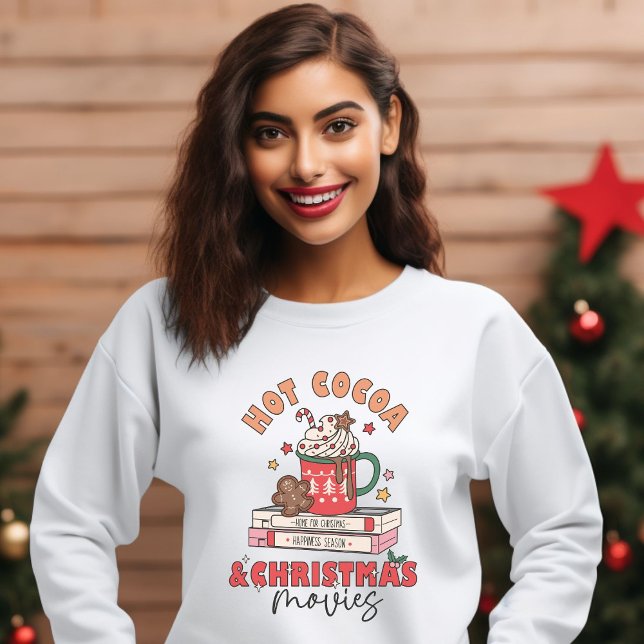 Retro Hett Kaka och julfilm Svettskjorta T Shirt (Skapare uppladdad)