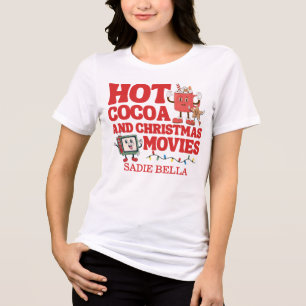 Retro Hett Kakao- och julfilmer T Shirt