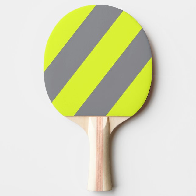 Retro HI VIS Tre Feta Ränder Pingisracket (Framsidan)
