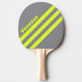 Retro HI VIS Trekantig Randig med Namn Pingisracket