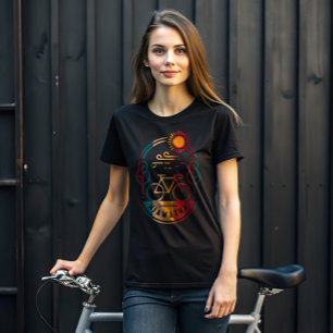 Retro Hiawatha Bike Trail T Shirt