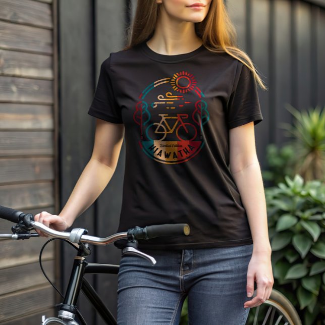 Retro Hiawatha Bike Trail T Shirt (Skapare uppladdad)