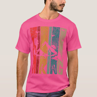 Retro Hiker Äventyr Älskare utomhuscampingplats ut T Shirt