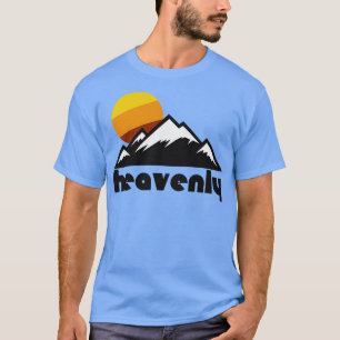 Retro Himmelsk Tourist Souvenir Travel Skiing Cali T Shirt