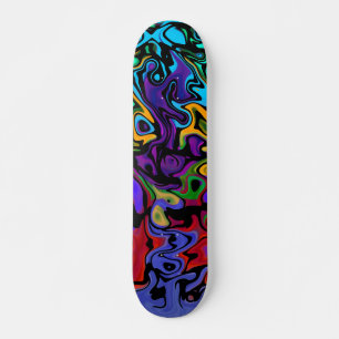 Retro Hip-Abstrakt Skateboard Bräda 20,5 Cm