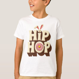 Retro Hip Hop Easter Bunny T Shirt