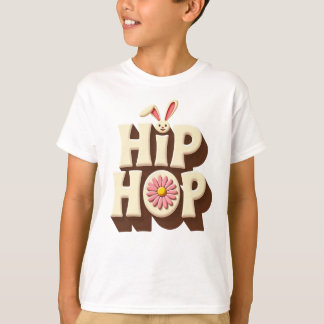 Retro Hip Hop Easter Bunny  T Shirt