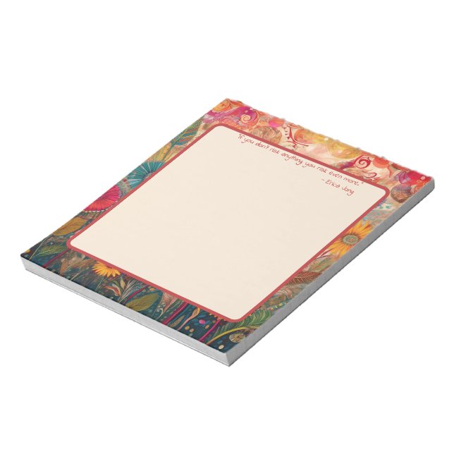 Retro Hippie: Anteckningsblocket Livsofferter Anteckningsblock (Roterad)