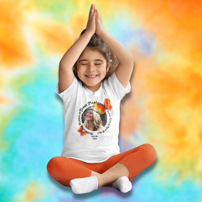 Retro Hippie Butterfly 70:e fotodagen T Shirt (Skapare uppladdad)