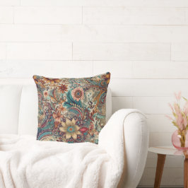 Retro.Hippie: Golden Garden Pillow Kudde