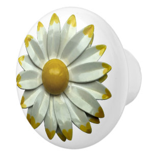 Retro Hippie Peace Daisy Flower Blommigt Land Knopp