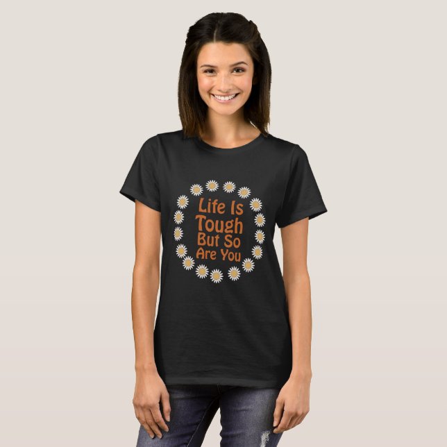 Retro Hippie positiv offert T Shirt (Hel framsida)
