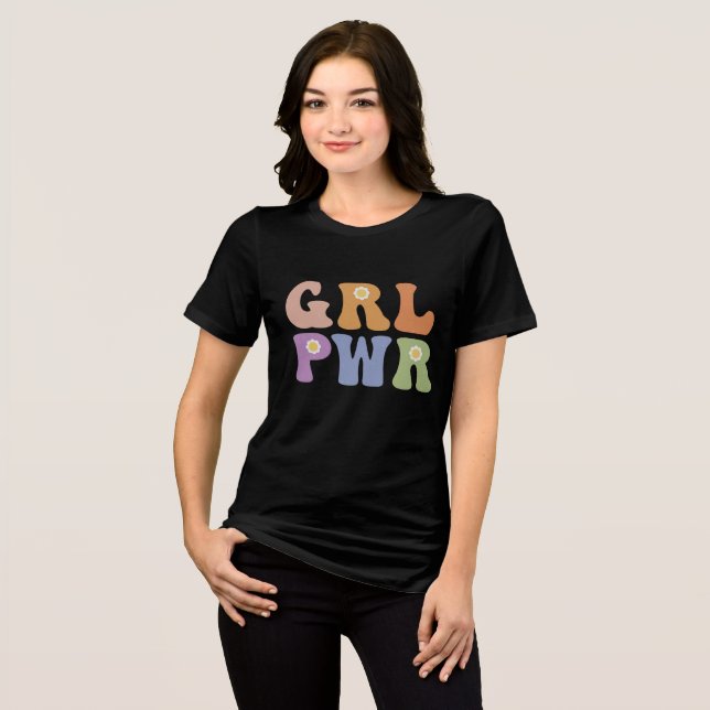 Retro Hippie positiv offert T Shirt (Framsida Full)