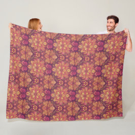 Retro Hippie: Rosa Road Resa Blanket Fleecefilt