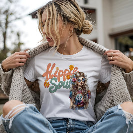 Retro Hippie Själ T Shirt