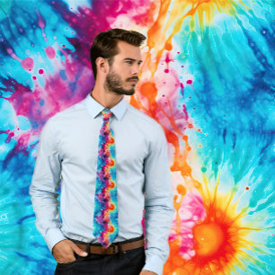 Retro Hippie Stil Psychedelic Tie-Dye Slips