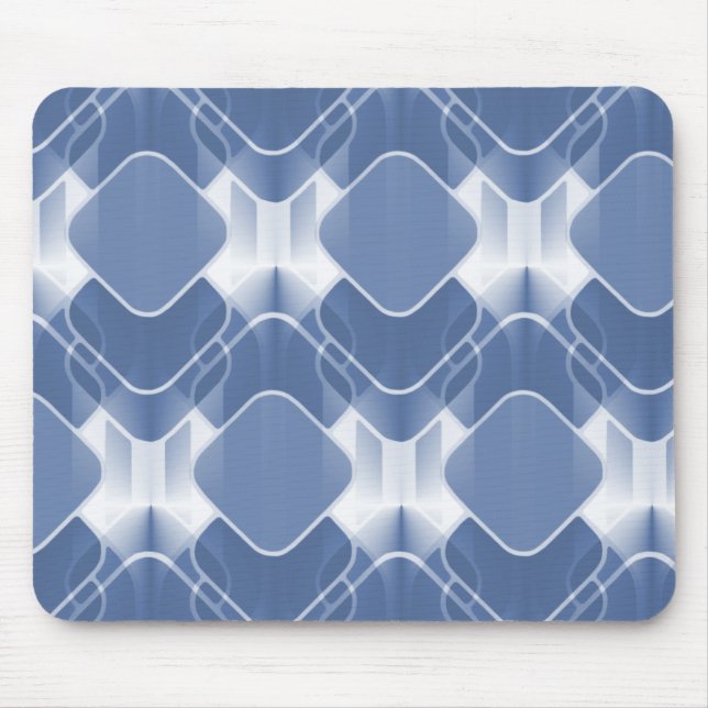 Retro Hipster Mousepad, Blue Musmatta (Framsidan)