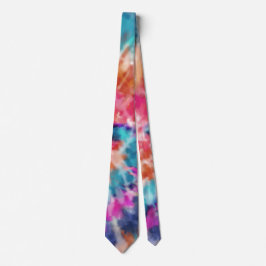 *~* Retro Hipster Rainbow Psychodelic Tie Dye tie Slips