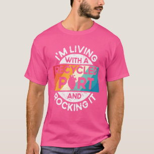 Retro Hjärttransplant överlevande med Rec. T Shirt