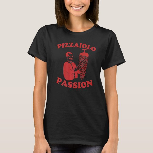Retro Hobby Pizza Maker Pizzaiolo Passion Pizza Ba T Shirt (Framsida)