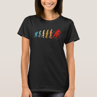 Retro Hockey Evolution för Hockey Player T Shirt