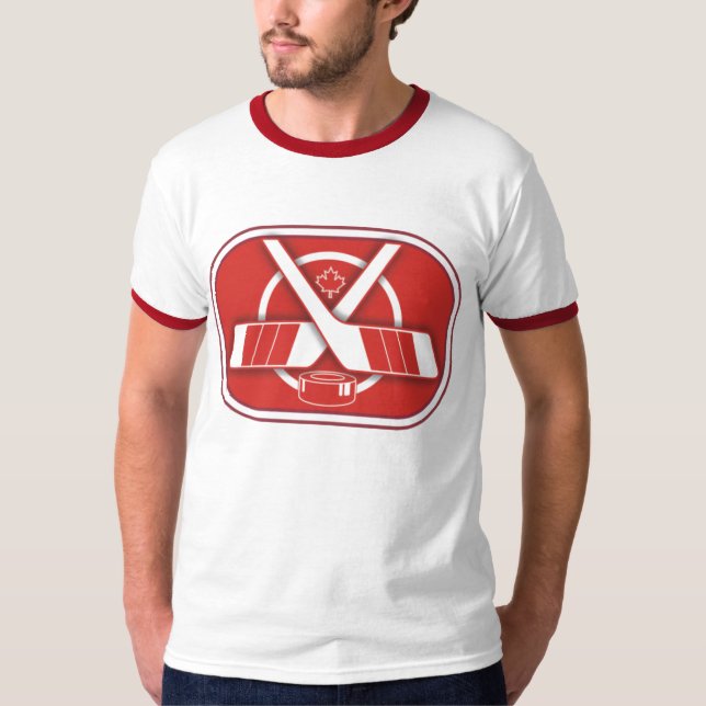 Retro hockey Kanada Tee (Framsida)