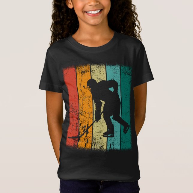 Retro Hockey T Shirt (Framsida)