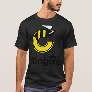 Retro Hockey WHA Cincinnati Stingers Hockey Team S T Shirt